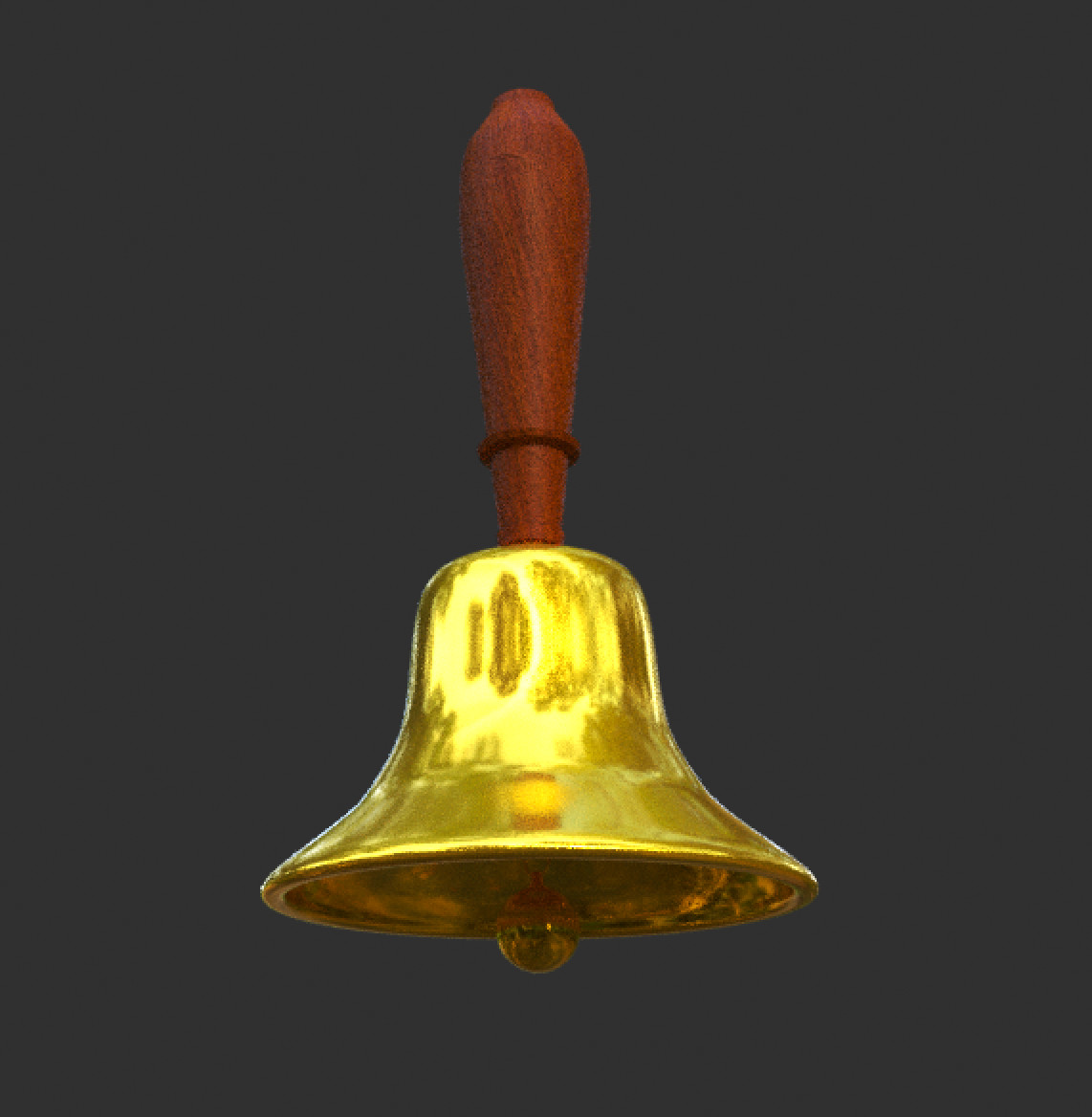 Bell with wooden Handle preview image 1